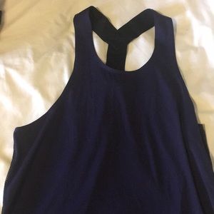 Dark purple workout tank